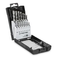 Professionelles 15-teiliges Steinbohrer-Set aus Karbonstahl für Granit, Beton und Mauerwerk - TROTEC