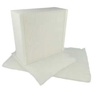 Ersatzfilter für Vallox ValloPlus 350 MV, SC und SE Luftbefeuchter - 3-teiliges Filter-Set mit Grobstaub- und Feinstaubfiltern