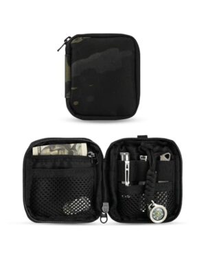 VIPERADE VE34 Mini EDC Taschen Organizer, Kleine Werkzeugtasche für Männer, Mini Taktische EDC Pouch Kompakt, Kleine YKK Reißverschlusstasche Mini Geldbörse, Allzwecktasche für Mini Ausrüstung
