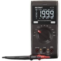 VOLTCRAFT VC131 Hand-Multimeter digital CAT III 600 V Anzeige für Profis und Heimwerker, hochwertiges und präzises Messgerät mit automatischer Bereichswahl und Taschenlampenfunktion