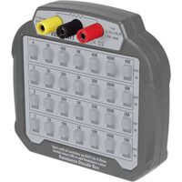 VOLTCRAFT R-BOX 02 Mess-Dekade Widerstand 1% - Einsetzen beliebiger Widerstandswerte für Projekte mit Elektronik und Messtechnik