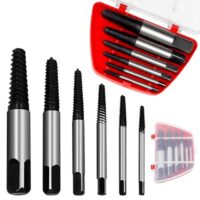 Professionelles Werkzeug für festsitzende Schrauben, 6-teilig HSS-Ausdreher-Set, Screw Extractor Ausdrehwerkzeug, Schraubenlöser