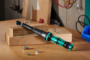 Wera Click-Torque A 5 Drehmomentschlüssel mit Umschaltknarre, Messbereich von 2,5 bis 25 Nm für Heimwerker und Profis