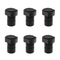 6 Stück Werkbank-Hundeklemmen aus Aluminiumlegierung, 20 mm Hundelochdurchmesser, ideal für Holzbearbeitung und Werkstattzubehör