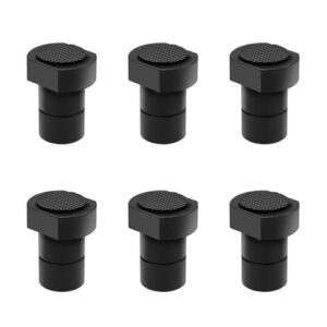 6 Stück Werkbank-Hundeklemmen aus Aluminiumlegierung, 20 mm Hundelochdurchmesser, ideal für Holzbearbeitung und Werkstattzubehör