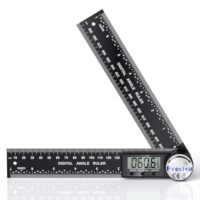Digitaler Winkelmesser mit Bildschirm und HOLD-Funktion, 400mm Winkelschmiege Lineal für Holzarbeiten und Heimarbeit
