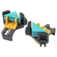 Wolfcraft ES 22 Eckenspanner Set zum Fixieren von Brettern und Rahmen im 90° Winkel