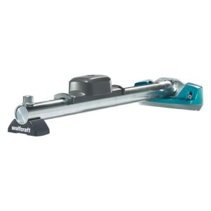 Wolfcraft Hammer Zugeisen 6945000 - Werkzeug für Bodenverlegung, Laminat und Parkett Verlegen, 3-in-1-Funktion, Hammer, Schlagholz und Zugeisen in einem Produkt