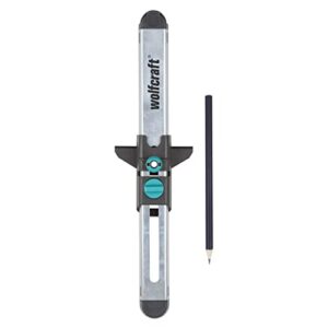 wolfcraft Laminat-Einpasser I 6952000 zum präzisen Messen der letzten Laminatreihe