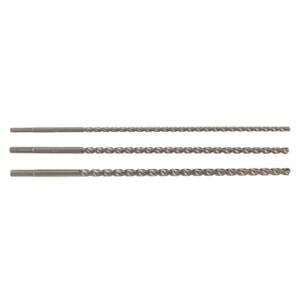 Wolfcraft Mauerdurchbruchbohrer Set HM bestückt Sechskant Schaf t für Abriss und Renovierungsarbeiten präzisionsgeschliffene Hartmetallplatte