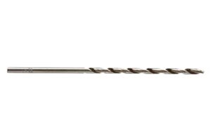 Wolfcraft Metallbohrer, HSS geschliffen, 3 mm Ø für Bohrungen in harte Materialien wie Stahl, Aluminium und Kupfer