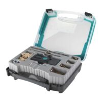 Wolfcraft Undercover Jig Set - Bohrschablone und Zubehör für versteckte Holzverbindungen, unsichtbares Verschrauben im Möbelbau mit Taschenlochbohrungen, Made in Europe