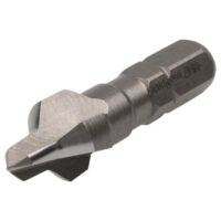 Hochwertiger wolfcraft Bohrsenker mit Sechskant-Schaft Ø 4-10 mm, 2-in-1-Funktion zur Vorbereitung von Verschraubungen in Holz und Kunststoff