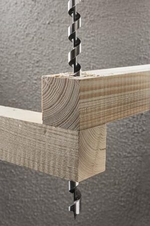 Wolfcraft Holzbalkenbohrer, Sechskantschaft, Ø 16 mm - ideal für Bohrungen in Holzbalken