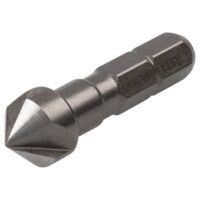 Wolfcraft Kegelsenker HSS mit Sechskant-Schaft für präzises Senken von Bohrlöchern in Metall und Kunststoff
