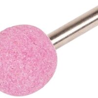 Wolfcraft Keramischer Schleifkörper I 2170000, kugeliger Schaftdurchmesser 25 mm für Metall, Keramik und Kunststoff