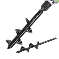 Gartenbohrer Erdbohrer für Bohrmaschine Garten Schnecken Spiralbohrer Schnurlos Handbohrer Grabungswerkzeug zum Pflanzen und Bohren