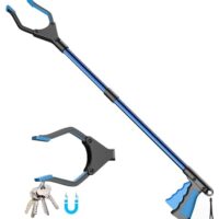 YAUNGEL Faltbarer Greifer, Greifzange für senioren, Müllzange mit magnetischer Spitze und starkem Griff, leicht zu handhaben und ideal für ältere Menschen oder Personen mit Mobilitätsproblemen geeignet.