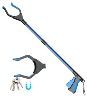 YAUNGEL Faltbarer Greifer, Greifzange für senioren, Müllzange mit magnetischer Spitze und starkem Griff, leicht zu handhaben und ideal für ältere Menschen oder Personen mit Mobilitätsproblemen geeignet.