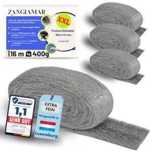 ZANGIAMAR Stahlwolle 000, effektiver Schutz gegen Mäuse und Ratten, unüberwindbare Barriere für Nager