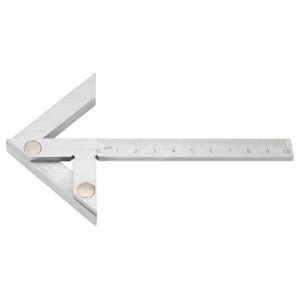 Zentrierwinkel 100 x 70 mm, industrielles Präzisions-Mittel lehre, Zentrumsfinder, Präzisionskarbonstahl, Mittelpunktfinder, Werkzeug für genaue Messung von Winkeln