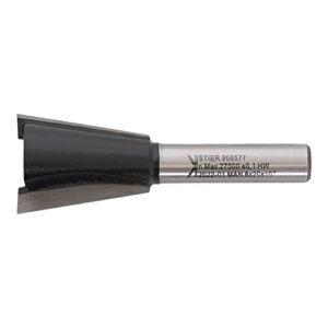 Hochwertiger Zinkenfräser von STIER, 8 mm Durchmesser, für Heimwerker und Profis geeignet.
