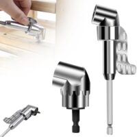 Winkelbohraufsatz mit Magnet, 1/4''-Bithalter, multifunktionaler Schraubenhalter für enge Räume, Winkelgetriebe aus Edelstahl