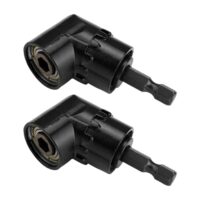 105 Winkelbohrer Adapter mit magnetischem Bit Halter, 2 Stück, 1/4 Zoll, für Schmale Räume