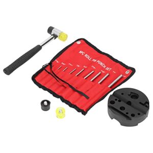 14-teiliges Spannstift-Durchschlag-Set, Büchsenmacher-Durchschlag zum Entfernen von Reparaturwerkzeugen mit Hammer für Automobil, Uhren, Schmuck und Handwerk