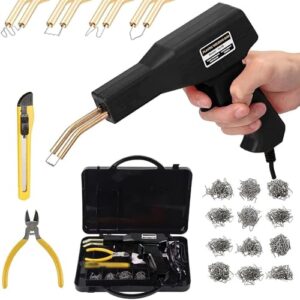 Reparatur-Set für Kunststoffteile, 150W Schweißgerät mit 800 Stück heißen Heftern, ideal für Auto-Stoßstange, Autoteile, Kajak und Kanu Reparatur