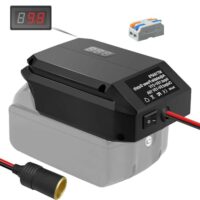 18V zu 12V Step Down Konverter für Makita 18V Akku, DC Spannung Adapter mit hoher Leistung und feuerfesten Kabeln, ideal für Aufrüstung von Elektrowerkzeugen und LED-Leuchtbändern