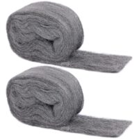 Stahlwolle Gegen Mäuse, 2 Rollen, 8m lang, feine Spaltenfilter für Haus und Garage, hält Mäuse von Löchern, Verkleidungen, Rohren, Lüftungen fern.