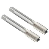 2 Stück 9/16 Zoll - 20 Rechts- und Linksgewindebohrer für Fahrradkurbel Hochgeschwindigkeitsstahl, Oberfräsen-Bits