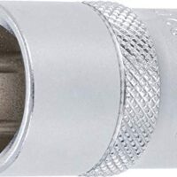BGS Steckschlüssel-Einsatz mit Sechskantschlusselart aus Chrom-Vanadium-Stahl für Schraubendrehschlüsselweite von 19 mm und Größe 12,5 mm (1/2 inch)