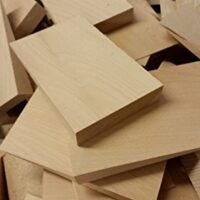 20 überbreite Hartholzkeile mit den Maßen 80x80x15mm für Heimwerken und Bauwesen