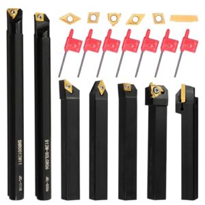 Drehwerkzeughalter mit Hartmetall-Wendeschneidenplatten für eine präzise und effektive Arbeit, hoher Grip, Schlagfestigkeit und Geschwindigkeitsvorteile