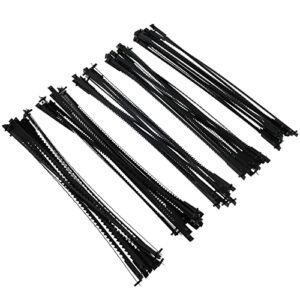 60-teiliges Set aus korrosionsbeständigem SK5-Kohlenstoffstahl, ideal für das Schneiden von Hartholz, Weichholz, Kunststoff, Laminat und mehr
