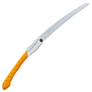 Silky Big Boy Klappsäge 2000 mit 360mm Klinge und 7,5/30mm Zahnverlauf in gelber Farbe und gebogenem Blatt für Heimwerker und Forstprofis