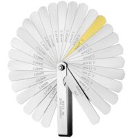 Messwerkzeug zur Ermittlung von Spaltbreiten und Dicken mit 32 Klingen in Metrisch/Imperial Einheiten aus Edelstahl für präzise Messungen bei verschiedenen Anwendungen