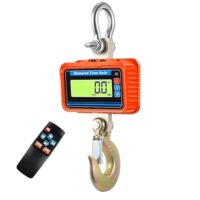3T 3000KG Kranwaage mit hoher Präzision und Robustheit, digitale Waage mit LCD-Anzeige und Hintergrundbeleuchtung, portable und kompakt, ideal für anspruchsvolle Aufgaben wie Gewichtsmessungen.