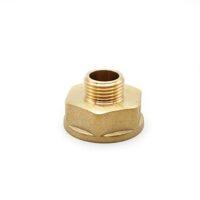 Hochwertiger Adapter für die Anpassung von Rohren in verschiedenen Größen, Messing-Gewindeadapter für Duschschlauch, Waschmaschinenabfluss und Gartenhahn