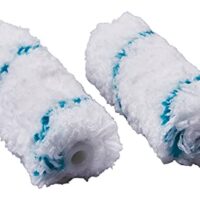 2 Stück 4 Zoll LONG PILE (18MM) ROLLER SLEEVE - MICROFIBRE für rauere oder strukturierte Oberflächen, leicht und tragbar