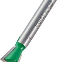 Hochwertiger 1/4-Zoll-Schaft Schwalbenschwanz-Fräser mit Wolframkarbid-Spitze und Silberbeschichtung für professionelle Fräsergebnisse