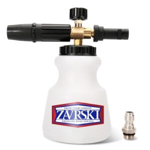 Zavrski Schaumkanone, Hochdruckreiniger, Autowasch, Motorradwaschen, Reinigungsaufgaben, 1/4 Zoll Schnellanschluss, 1L Schnee-Schaum-Lanze, verstellbare Schaumdüse