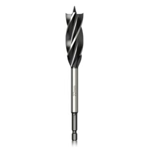 Meccion Professional Holzbohrer 22mm x 165mm Schneckenbohrer Selbstvorschub mit 1/4 Zoll Sechskantschaft für professionelle Bearbeitung von Weichholz, Hartholz und anderen Materialien.