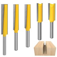Fräser für Oberfräse, 8mm Schaft, Extra langer Bündigfräser für Holz, Schneiden, Nutfräsen, 62mm, 72mm, 83mm, 96mm, 109mm