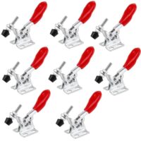 Kniehebelspanner, Schnellspanner, Anti-Rutsch Waagerechtspanner, Horizontaler Schnellspanner, Schweißen, Maschinenbetrieb, Zimmerei Werkzeug, Edelstahl, hochwertig, mechanischer Betrieb, Holzbearbeitung