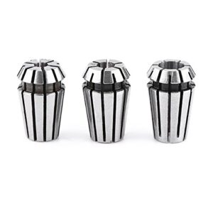 Elastische Spannzange Federspannzangen-Satz 4mm + 6mm + 1/8 Zoll CNC Drehfräsfutter, Elastisches Werkzeug für verschiedene Anwendungen