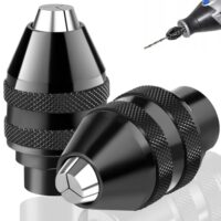 Pyroclasia 2 Stück 4486 Bohrfutter für Dremel, Spannfutter für Dremel Ersatz, schnell spannen, Bohrfutter Adapter, Spannzangen Zubehör Kit für Dremel Modelle 4000, 400, 3000, 398, 395, 300, 200, 285, 8200 und mehr