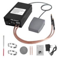 Hochleistungs-Handschweißgerät für die Schweißverbindung von Nickelblechen in Batterien und elektronischen Komponenten, Dual-Pulse-Ausgabe und Fußpedal-Schweißmodus